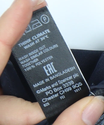 Womens UK Size 14 Marks and Spencer Blue Trousers