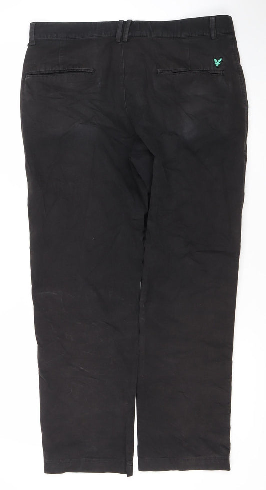 Lyle & Scott Men's Black Trousers Size 36