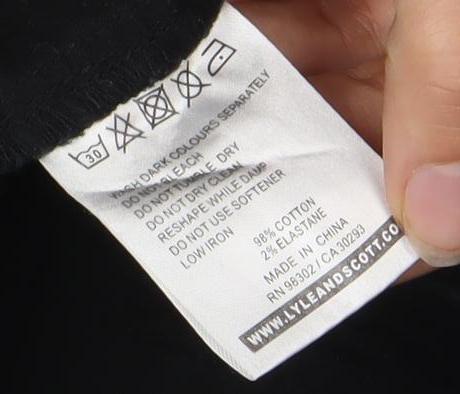 Lyle & Scott Men's Black Trousers Size 36