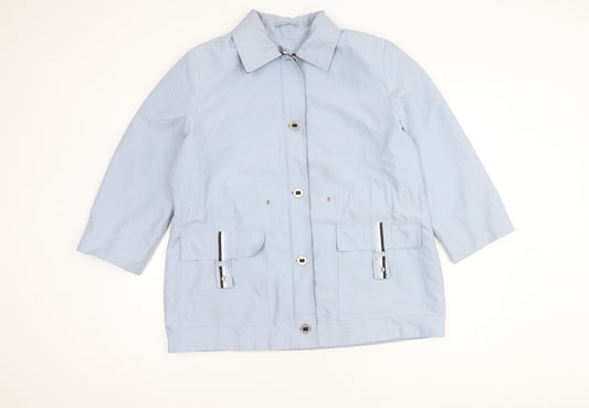 Womens UK Size M BM Blue Basic Jacket
