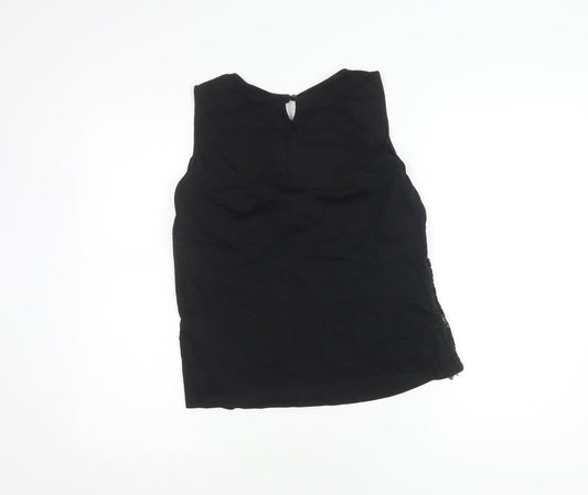 Womens UK Size 16 Dorothy Perkins Black Basic Blouse