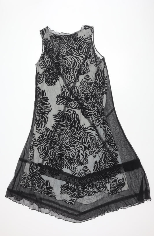 Betty Barclay Womens Sleeveless Animal Print Dress Size 18