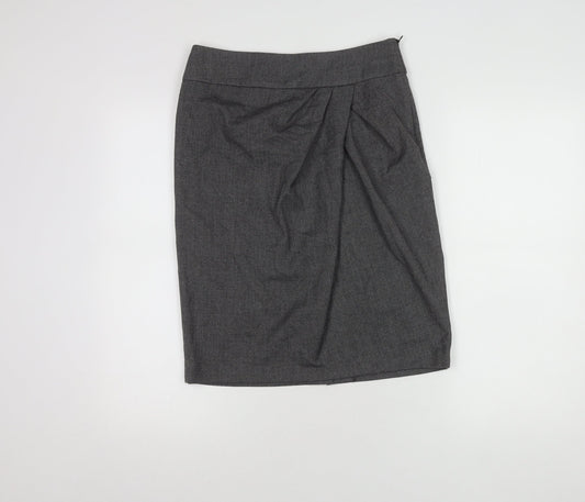 Womens UK Size 8 Kaliko Straight & Pencil Tweed Skirt
