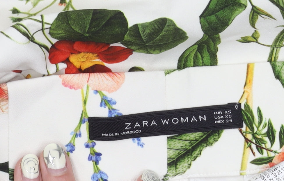 Womens UK Size XS Zara Woman Straight & Pencil Skirt