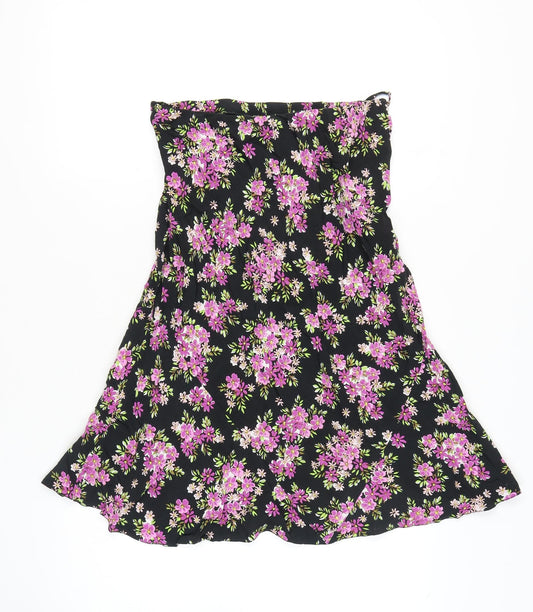 Classics Women's Pink Floral Skirt Size 10