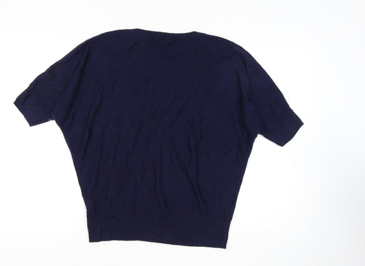 Womens UK Size M Phase Eight Blue Pullover Jumper