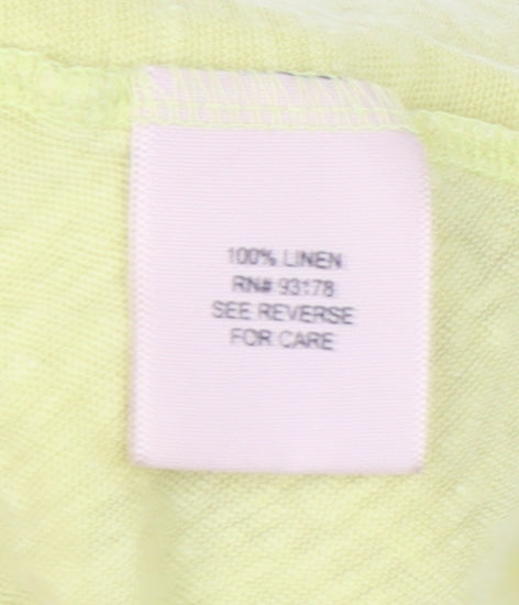 Womens UK Size 2XL Philosophy Yellow T-Shirt