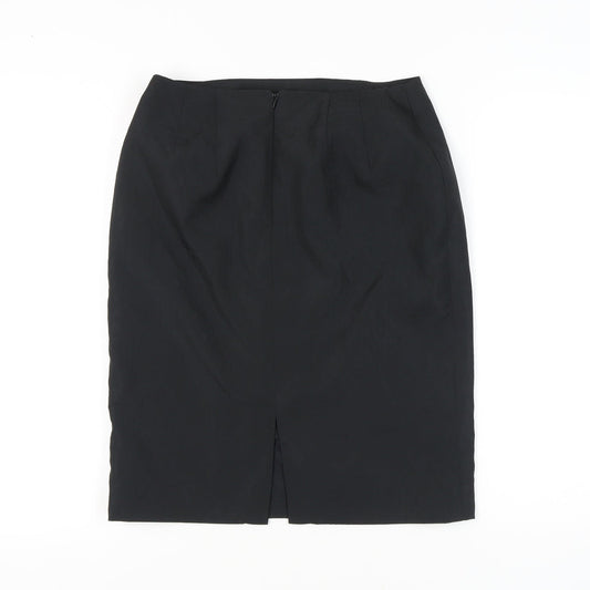 Minuet Women's Black Pencil Skirt Size 12 High Rise