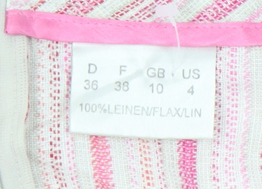 Olsen Women’s Multicoloured A-Line Striped Skirt Size 10