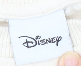 Womens UK Size 12 Disney Beige Pullover Sweatshirt