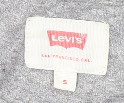 Levi's Men's Grey Cotton Short Sleeve T-Shirt S