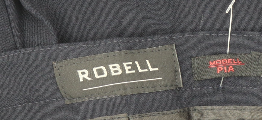 Robell Men's Black Trousers Size 40