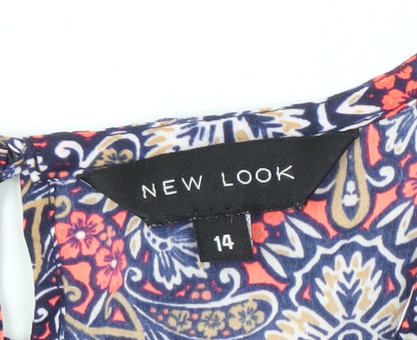 New Look Women's Multicoloured Tank Top Size 14