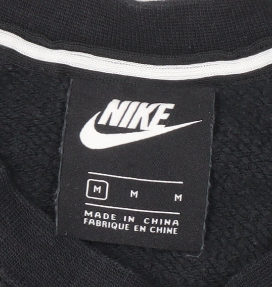 Mens UK Size M Nike Black Pullover Sweatshirt