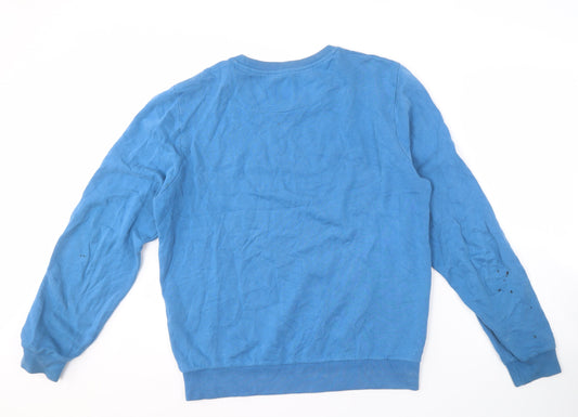 Mens UK Size M Jack Wills Blue Pullover Sweatshirt