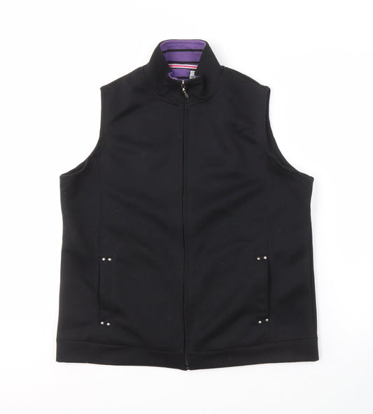 Womens UK Size 12 Alexara Black Gilet