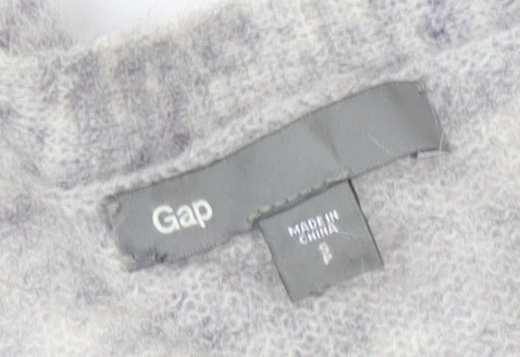 Gap Women's Grey V-Neck Cardigan, Size S