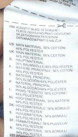 Adidas Men's Blue Full Zip Hoodie S