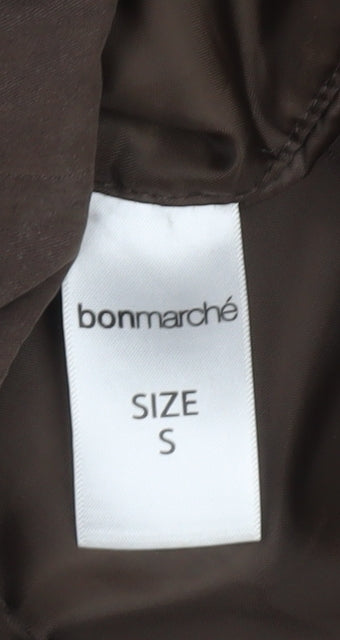 Womens UK Size S Bonmarché Brown Anorak Coat