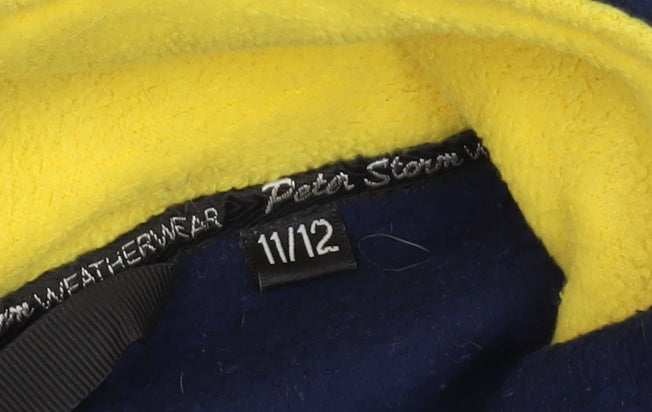 Peter Storm Boys Blue Fleece Jacket 11 Years