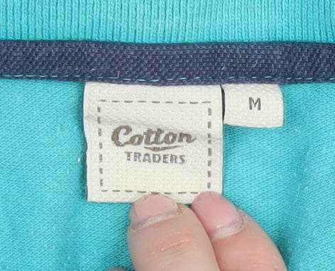 Cotton Traders Men's Blue Polo Shirt M