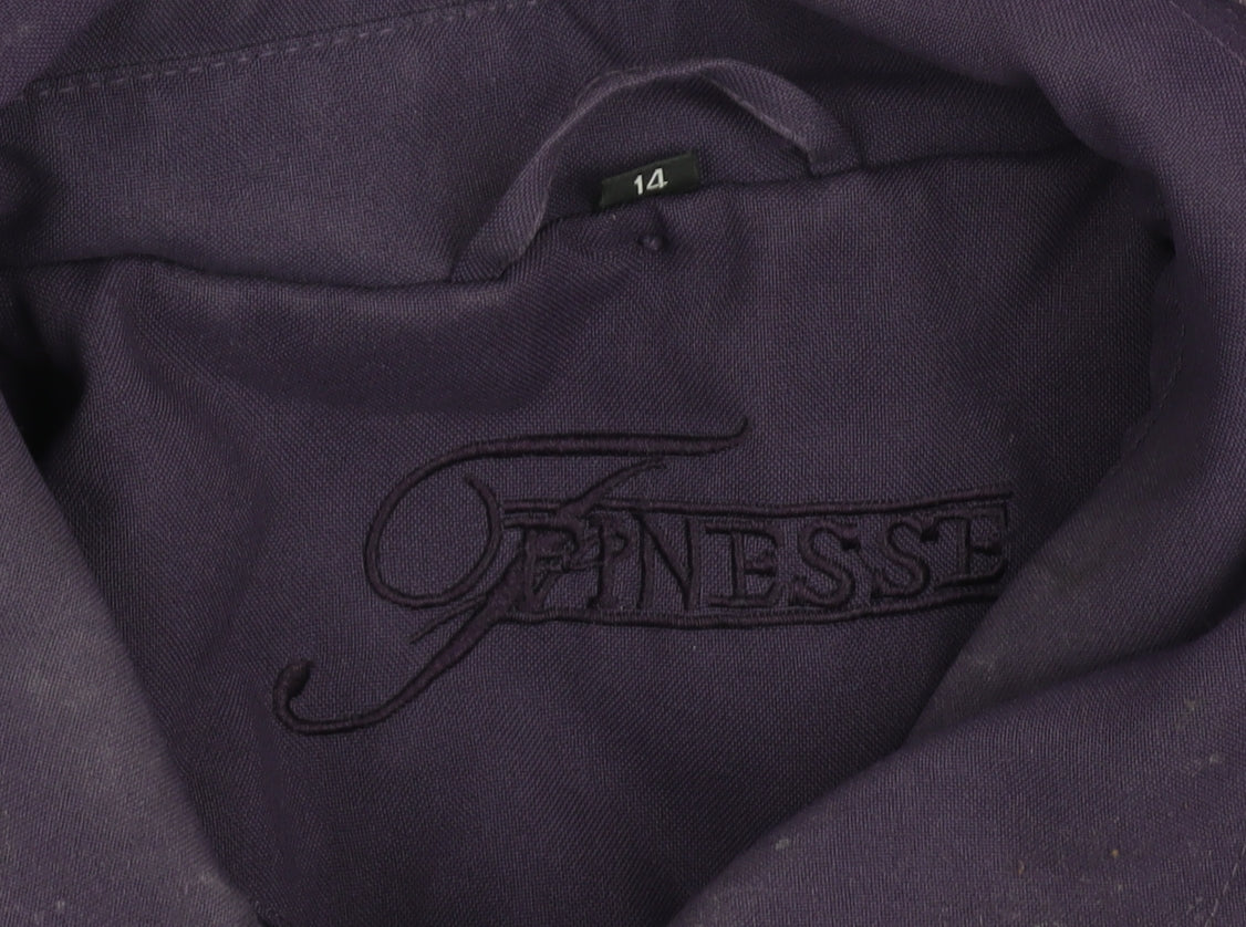 Womens UK Size 14 Finesse Purple