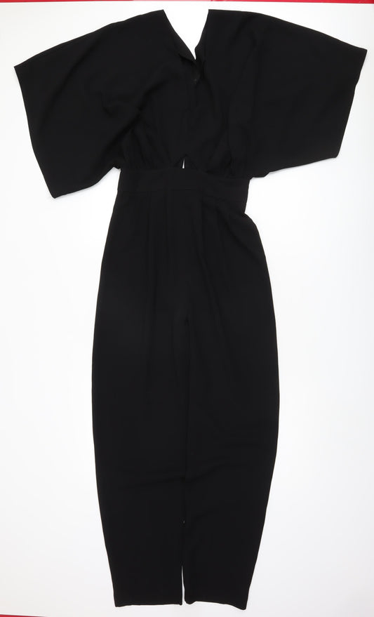 Womens UK Size 8 ASOS One-Piece Black Jumpsuit