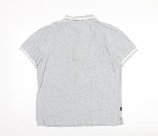 Cycology Men's Grey Polo L 1/4 Zip Cycling Shirt