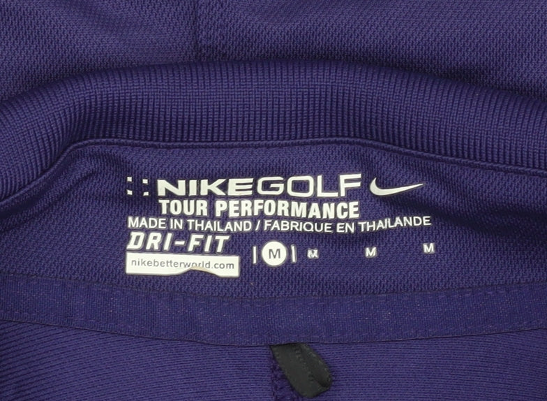 Unisex Adults UK Size M Nike Purple Polo