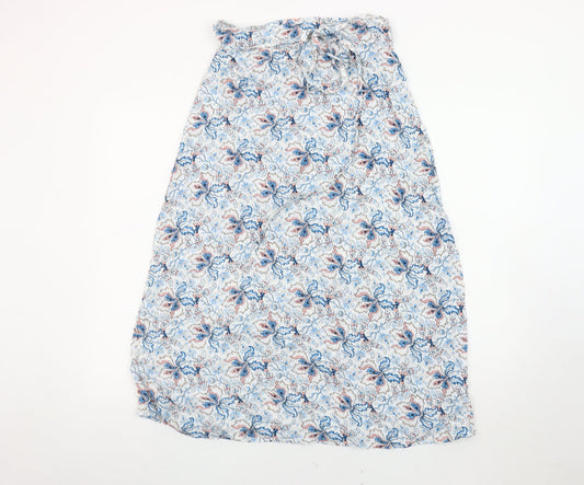 Marks and Spencer Women's Floral Midi Wrap Skirt