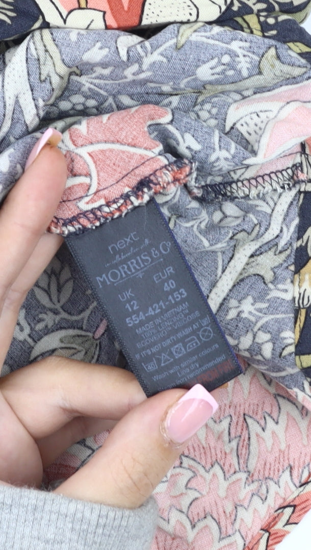 Next Women's Multicoloured Floral Dress Size 12