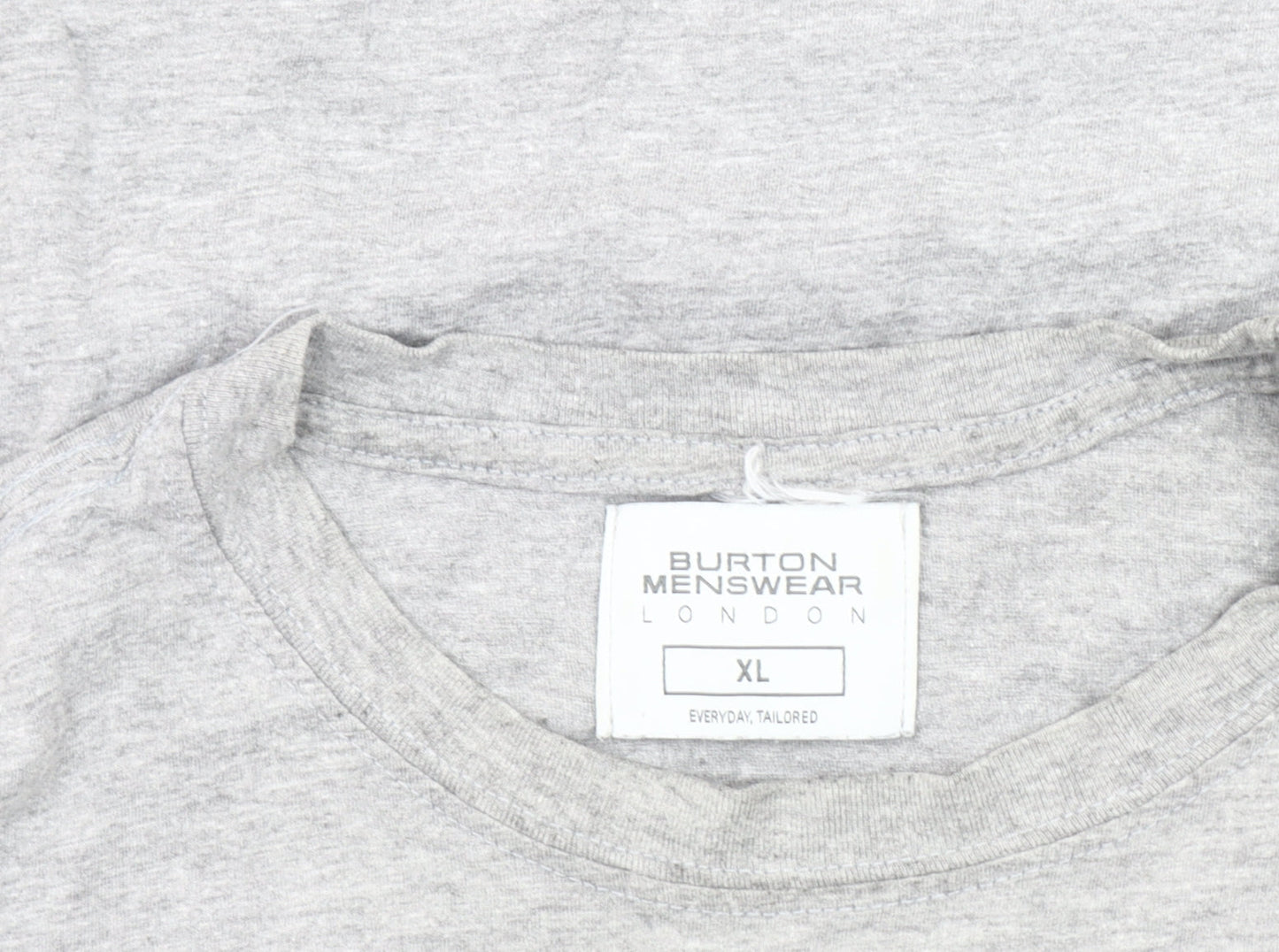 Mens UK Size XL Burton Menswear Grey T-Shirt