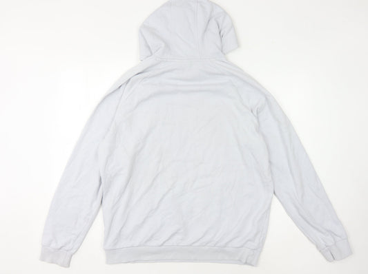 Under Armour Men's White Hoodie L Pullover Fleece