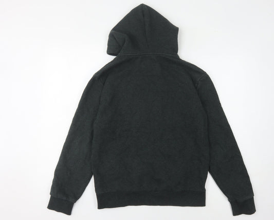 Superdry Unisex Black Hoodie S Casual Logo Pullover