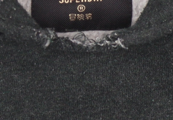 Superdry Unisex Black Hoodie S Casual Logo Pullover