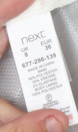 Next Women's Black Regular Fit Blazer - Size 8