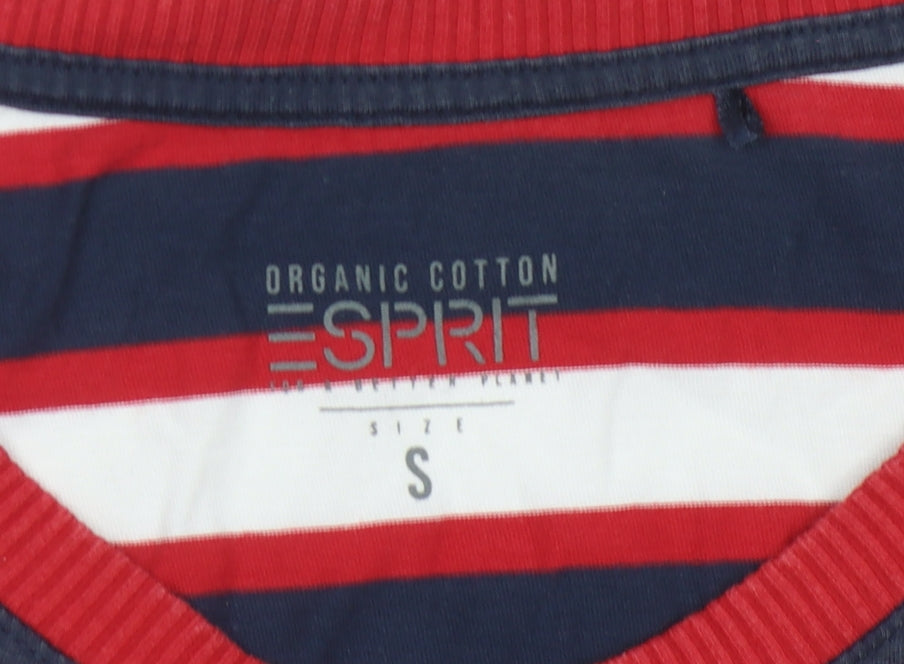 Esprit Women's Multicoloured Striped T-Shirt Size S