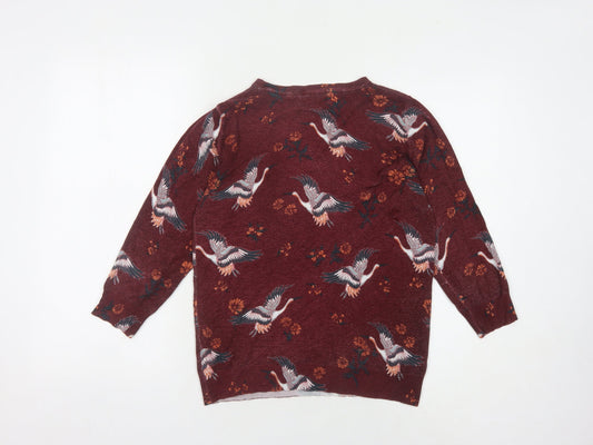 Debenhams Women's Animal Print Jumper Size 10