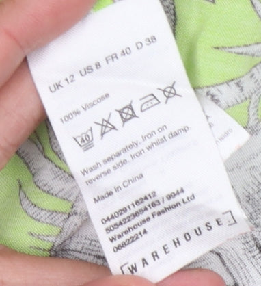 Womens UK Size 12 Warehouse A-Line Skirt