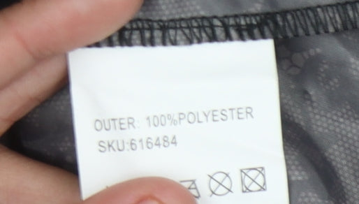 Harvey & Jones Women's Grey Floral Hooded Jacket 16/18