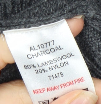 Womens UK Size L Cotton Traders Grey Pullover Jumper