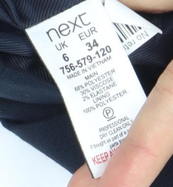Next Women's Black Suit Jacket - Size 6, Lined Business Wear