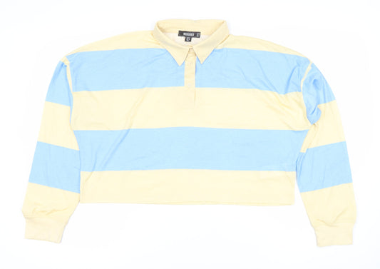 Womens UK Size 8 Missguided Multicoloured Polo