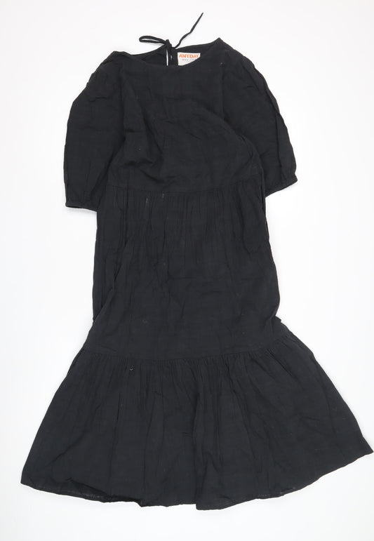 John Lewis Women's Black Boat Neck Dress Size 8