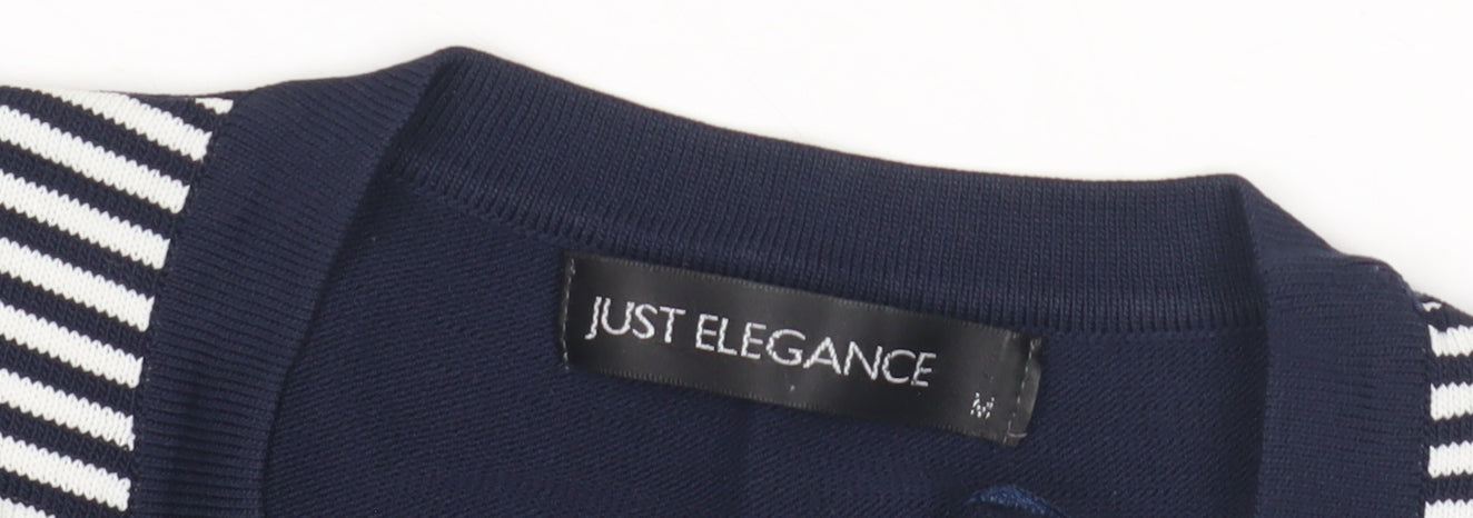 Womens UK Size L Just Elegance Blue Classic T-Shirt