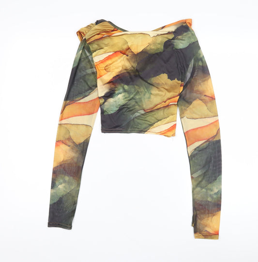 I Saw It First Women's Multi Cropped Top Size 8