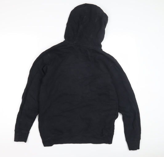 Vans Men Black XS Pullover Hoodie - Logo Graphic