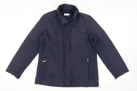 Damart Women's Blue Basic Jacket Size 10/12