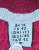 Regatta Women's Red Fleece Pullover Sweatshirt Size 14