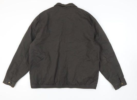 Mens UK Size XL Marks and Spencer Brown Basic Jacket
